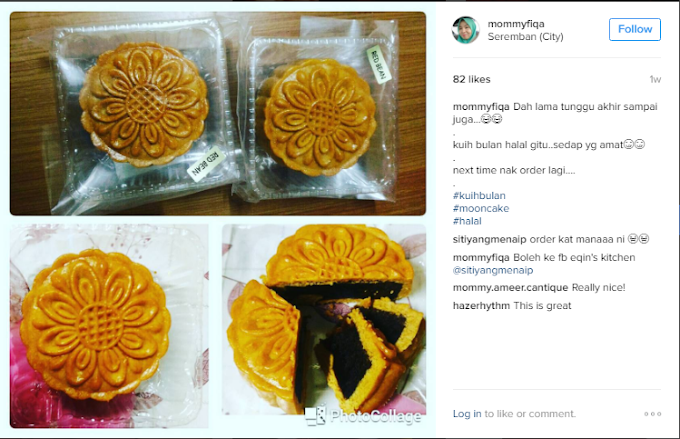 Heavennya dapat makan Kuih Bulan / Mooncake