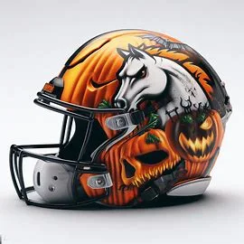 Western Michigan Broncos Halloween Concept Helmets