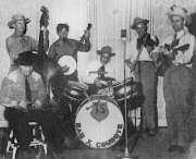 The Bar X Cowboys, Houston, c. 1947. From left: J.D. Standlee, .