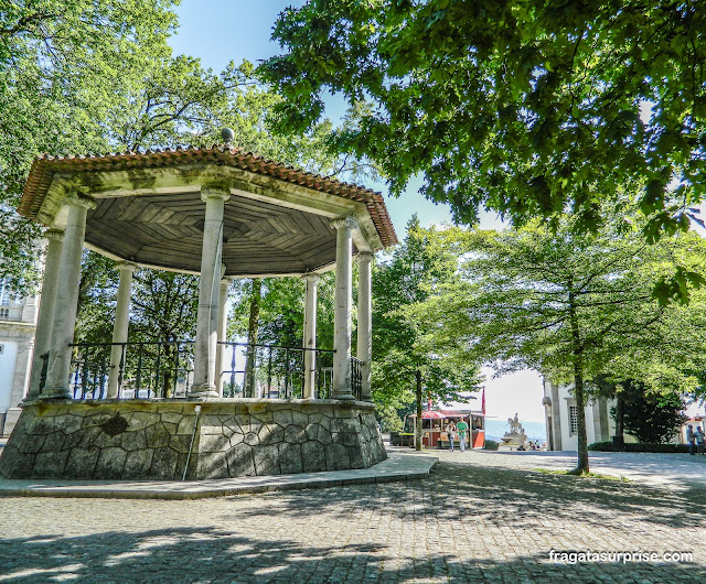 Jardins do Santuário de Bom Jesus do Monte em Braga, Portugal