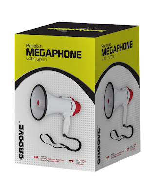 Portable 30 Watt Bullhorn/Megaphone with Siren & C  #megaphone