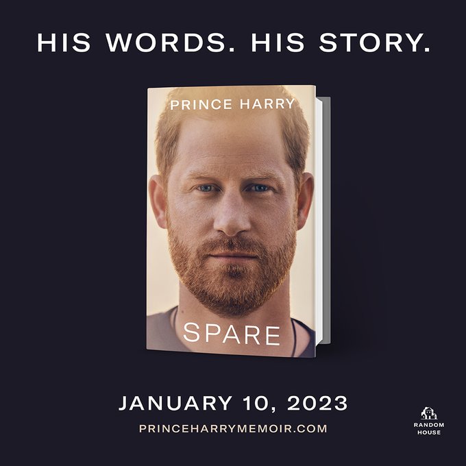 'Spare' book: Prince Harry's memoirs published date announced Penguin Random Publishing has announced that it will publish the memoirs of Prince Harry, Duke of Sussex, on January 10. The book is entitled Spare, which will include his own account of his decision to abandon his royal duties and head to the United States. The title of the book refers to the phrase that monarchies need an “heir and a substitute.” Prince William is the heir, while Prince Harry tells his account of his life in that mysterious world of “alternative.” The book will be available in 16 languages around the world.
