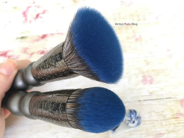 Nascita mavi makyaj fırçaları