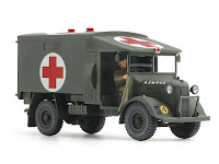 Tamiya 1/48 British 2-Ton 4x2 Ambulance (32605) Color Guide & Paint Conversion Chart　