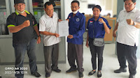 Pengurus DPW SPI Sumut Terima SK Laporan Keberadaan dari Bakesbangpol