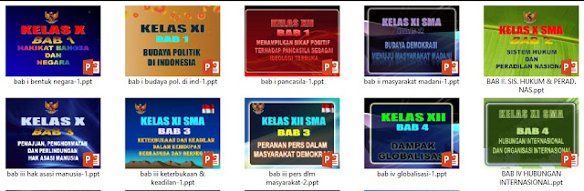 Download Powerpoint Materi Pendidikan Kewarganegaraan SMA/SMK KTSP 