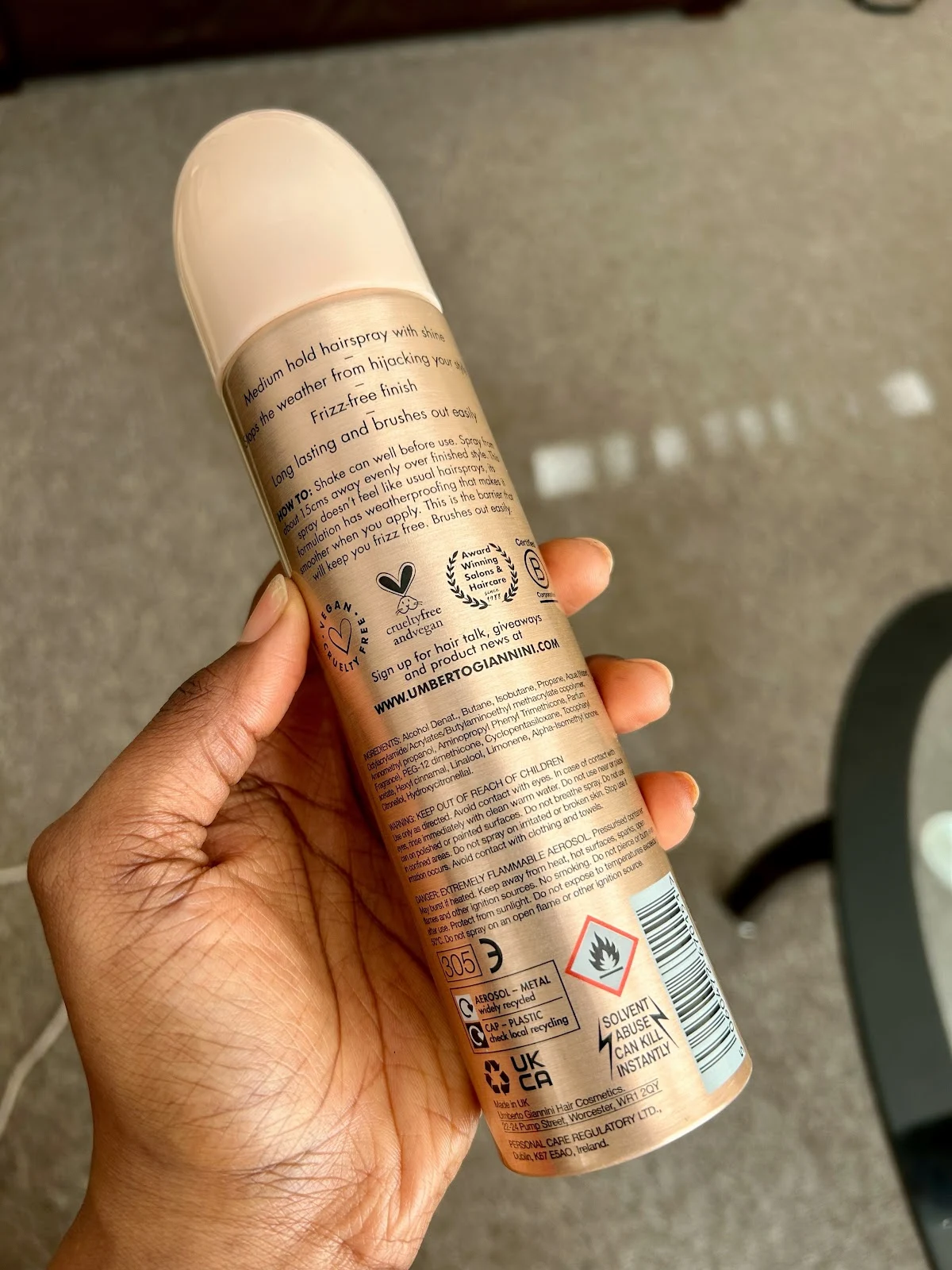 WeatherProof Finish Anti-Humidity Hairspray