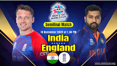 Eng vs Ind Semifinal World Cup T20 Today’s Match Prediction ball by ball