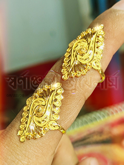 ৩ আনা মেয়েদের নিউ আংটি কালেকশন (3 Ana/3 Gram Women Gold Ring) 18/21/22 Karat KDM Price in Bangladesh