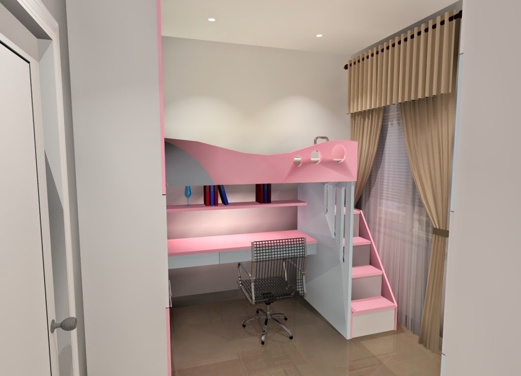 Desain Kamar Tidur Anak Perempuan Yang Simple Dan Cantik | Rumah