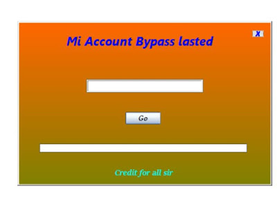Mi Account Bypass Tool