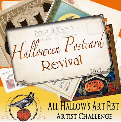 All Hallow's Art Fest artist postcards