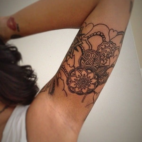 tatuagens de mandalas para as meninas