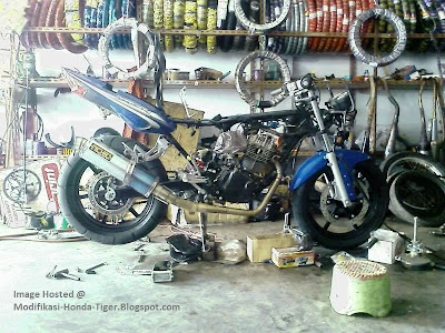 modifikasi motor tiger, honda tiger, motor tiger, modifikasi tger