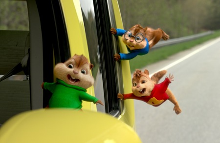 scene from ALVIN AND THE CHIPMUNKS4 - THE ROAD CHIP