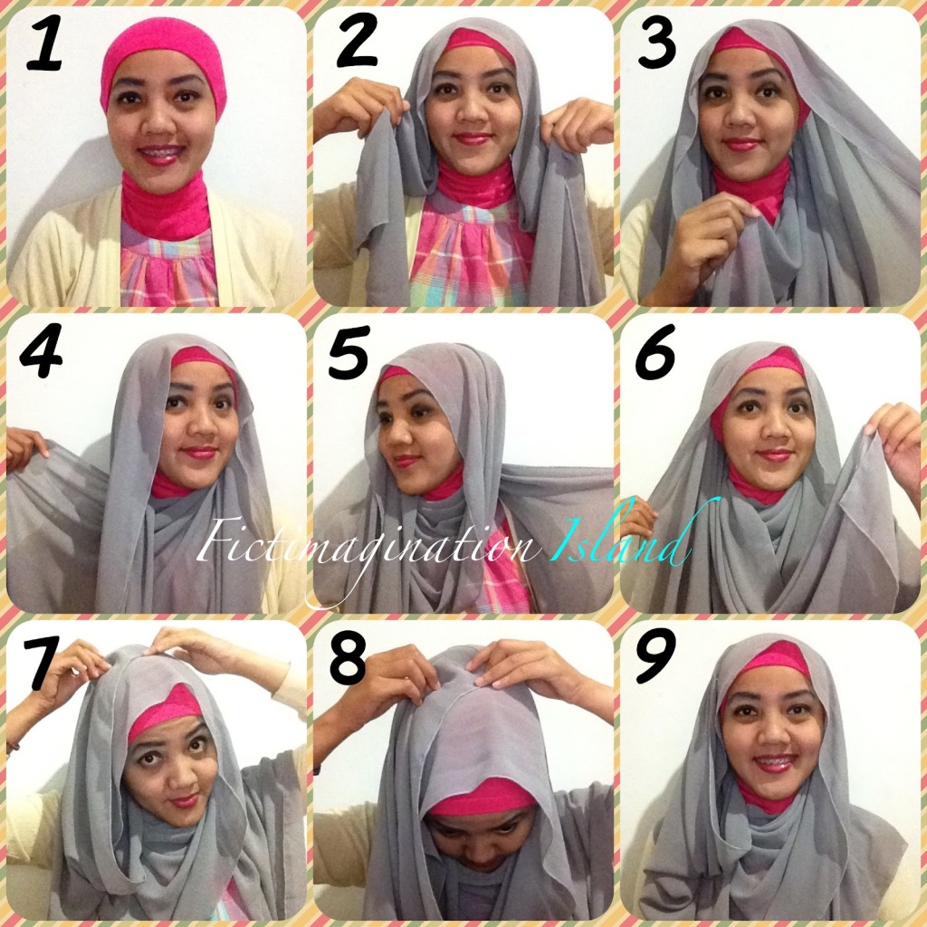 10 Cara Memakai Jilbab Pashmina Simple Untuk Wajah Bulat