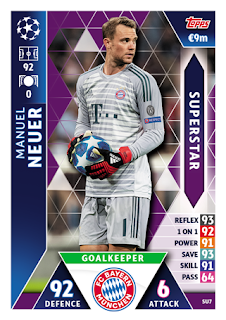 Match Attax UEFA Champions League 2018 2019 FC Bayern München Set