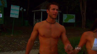 Jake Pavelka Shirtless on Bachelor On The Wings of Love episode 7
