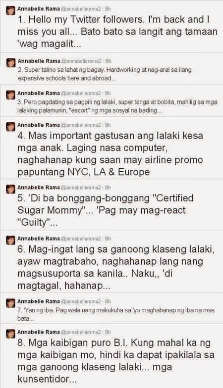 Annabelle Rama tweets
