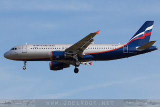 Airbus A320 of Aeroflot Russian Airlines, at Berlin Schönefeld