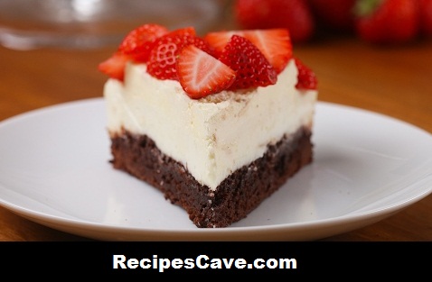 Strawberry Brownie Cheesecake Recipe
