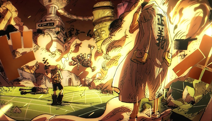One Piece Chapter 1108: Clashing Blades and Rising Stakes