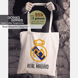 OceanSeven_Shopping Bag_Tas Belanja__Football Addiction_Real Madrid Original 1