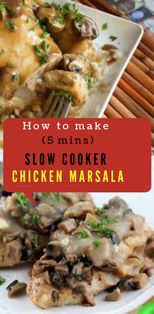 Slow Cooker Chicken Marsala