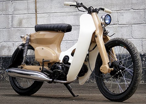 Modifikasi Honda C70 Classic Street Cup • MyOtomotif