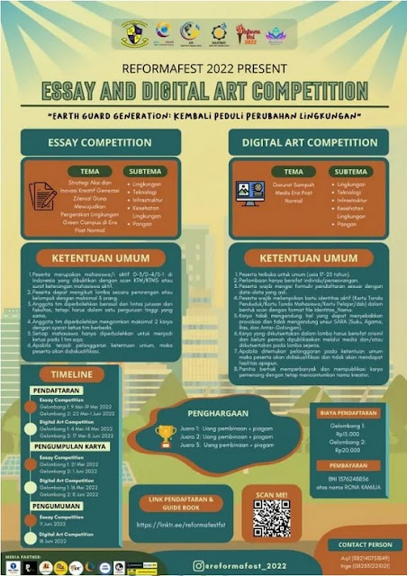 Lomba Esai Competition dan Digital ART 2022