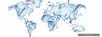 Water Map Facebook Cover