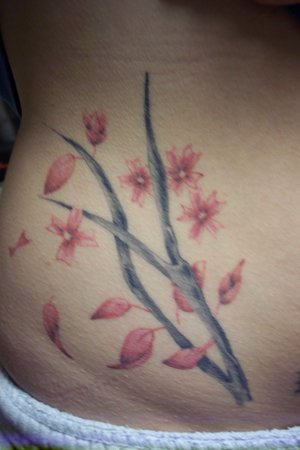 Lower Front Japanese Tattoos With Image Cherry Blossom Tattoo Designs 