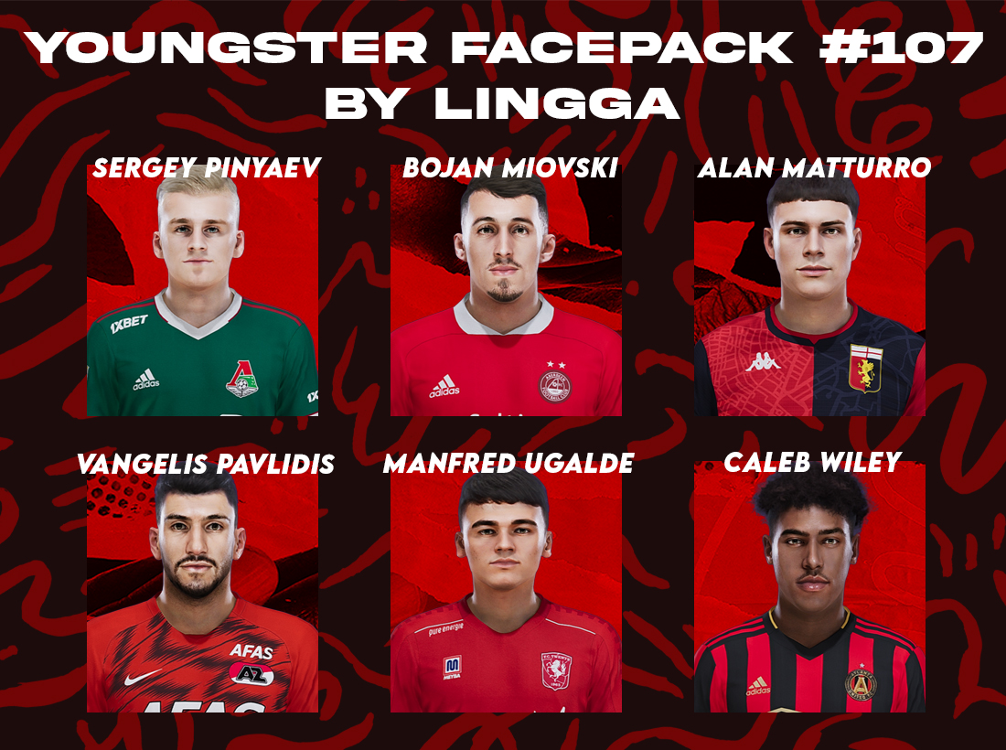 PES 2021 Youngster #107 Facepack by Lingga​