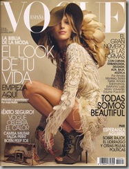 Anja Rubik Covers Vogue Spain March 2010