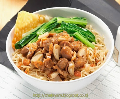 resep mie ayam jamur tiram