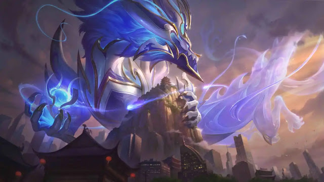 LoL Porcelain Aurelion Sol Splash Art, league of legends Porcelain 2024, lol Porcelain 2024, Porcelain skins splash arts, Porcelain 2024 skins splash art lol