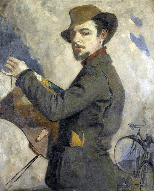 Charles William Bush, Self Portrait, Portraits of Painters, Fine arts, William Bush, Portraits of painters blog, Paintings of Charles William Bush, Painter Charles William Bush