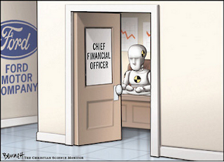 image: cartoon by Clay Bennett, "Ford CFO"