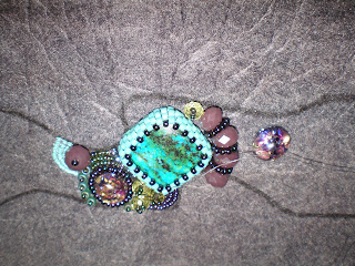 bead embroidered rockin' wavy cuff