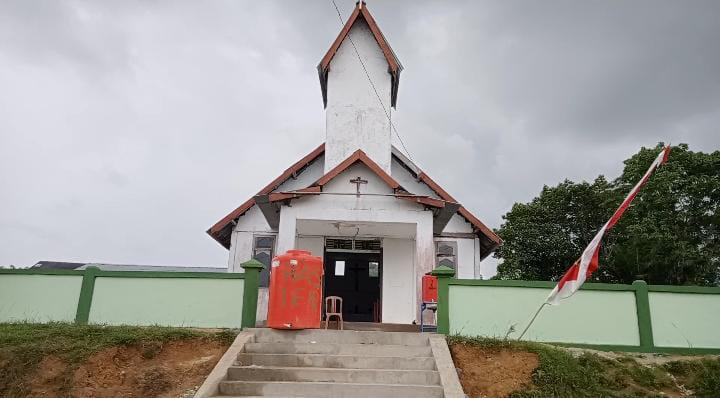 Perehaban Gereja St Kristoforus Sudah Hampir Selesai DiKerjakan