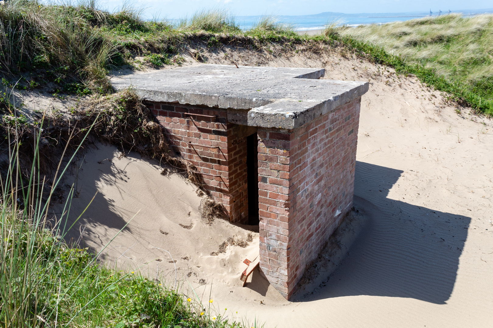 WW2 Pillbox on Kenfig Sands