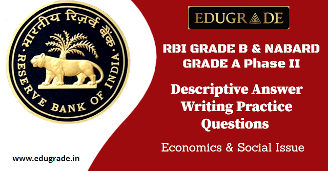 Economics and Social Issue Descriptive Answer Writing Practice Questions