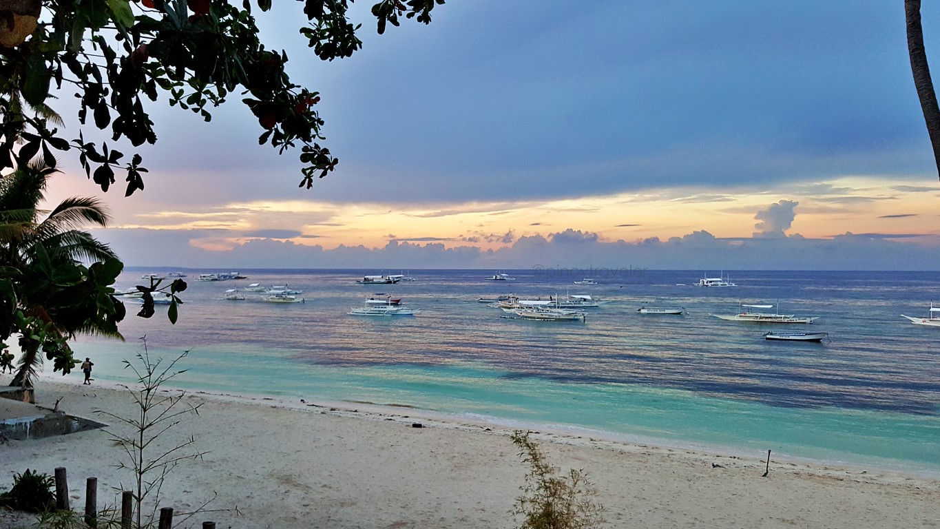 calm and serene early dawn view of Alona Beach, Panglao, Bohol