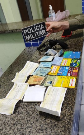 Polícia Militar captura motorista em atitude suspeita e apreende arma e dinheiro em Cocal