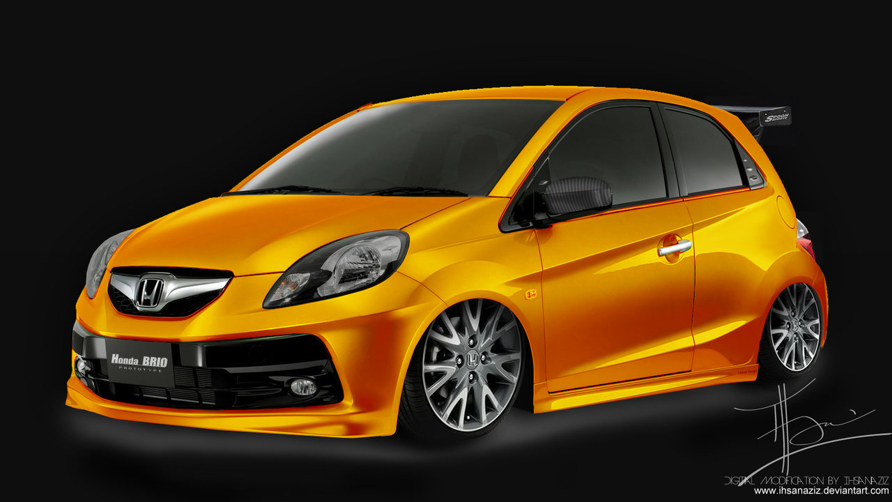 Foto Modifikasi Mobil Honda Brio City Car di Indonesia