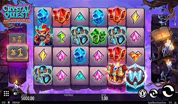 Main Slot Gratis Indonesia - Crystal Quest Arcane Tower (Thunderkick)