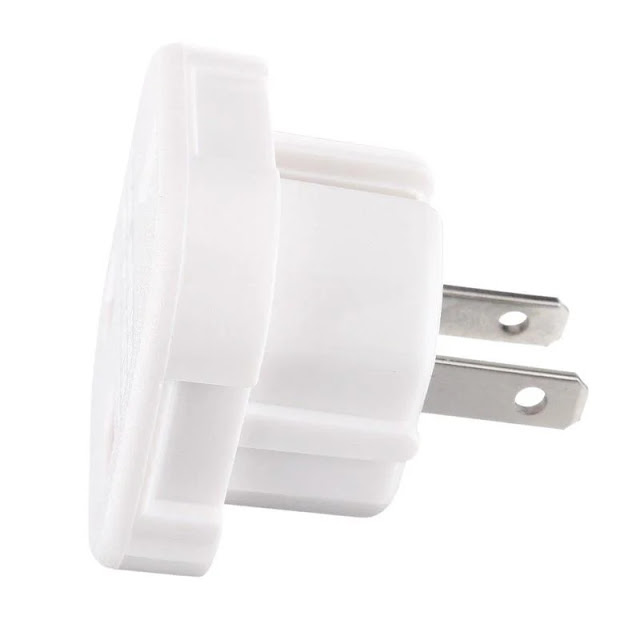 TEC UK to US Travel Adapter Twin Pack