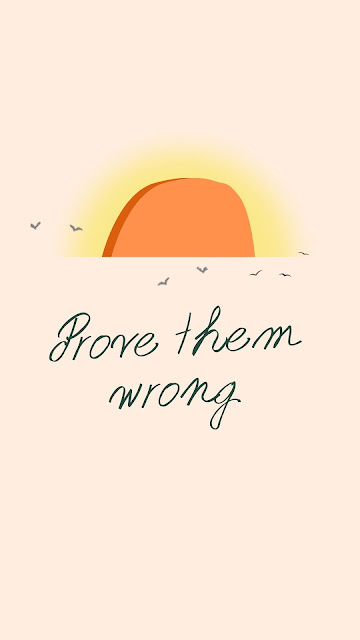 Inspirational Motivational Quotes Cards #5-2 Prove them wrong. 