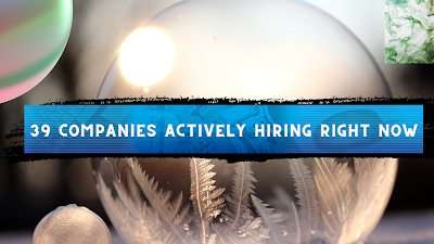 39 companies actively hiring right now