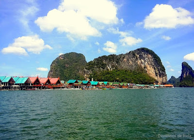 Tailandia - Vila flutuante muçulmana de Koh Panyee Island